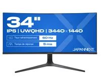 JAPANNEXT JN-IPS340UWQHD60C-C65W-HS-W curved UWQHD