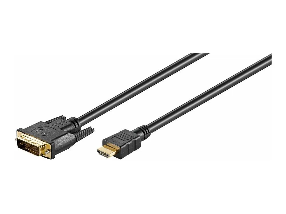 MicroConnect Adapterkabel - HDMI männlich zu DVI-D - männlich 1,8m 