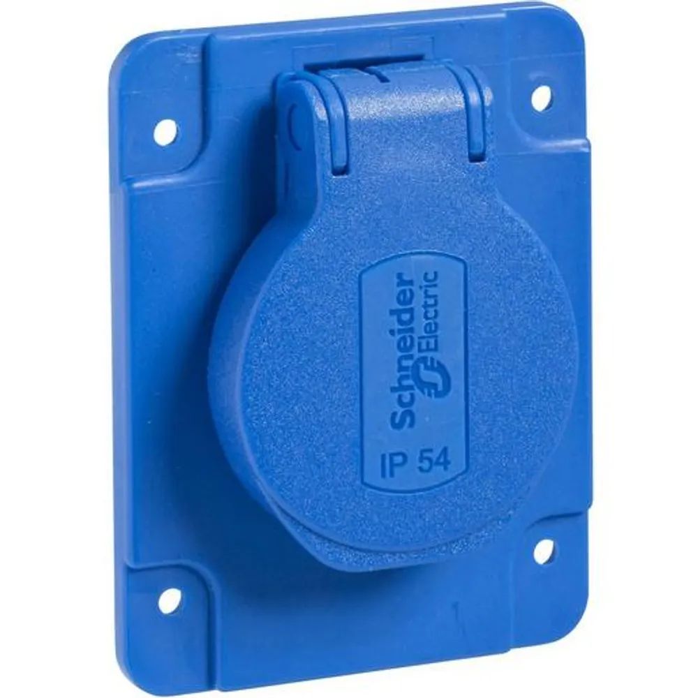 Schneider Electric SCHUKO IP44 65X85MM BLAU / SCHN.E PKS61B