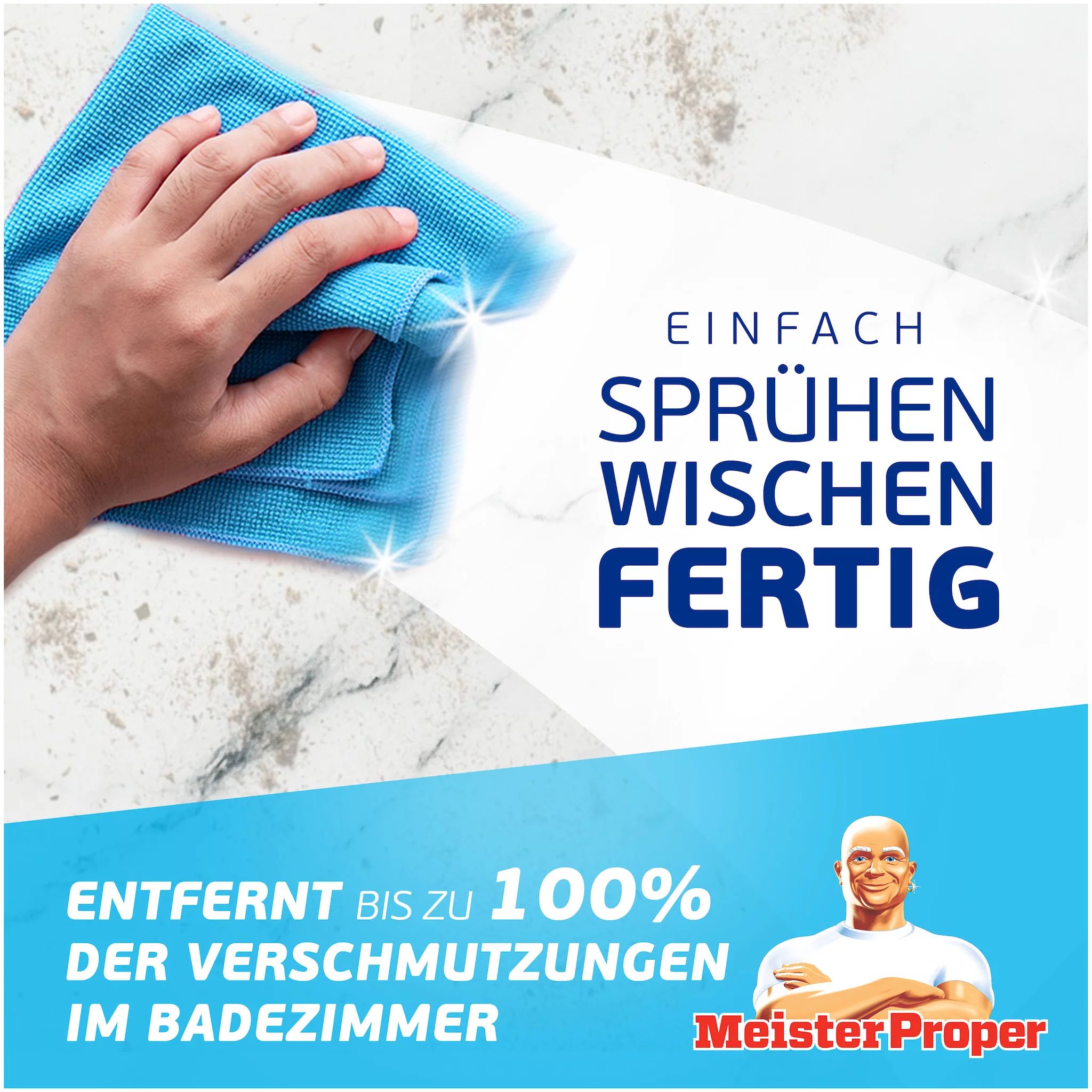 Meister Proper Sprühen-Wischen-Fertig Spray Bad