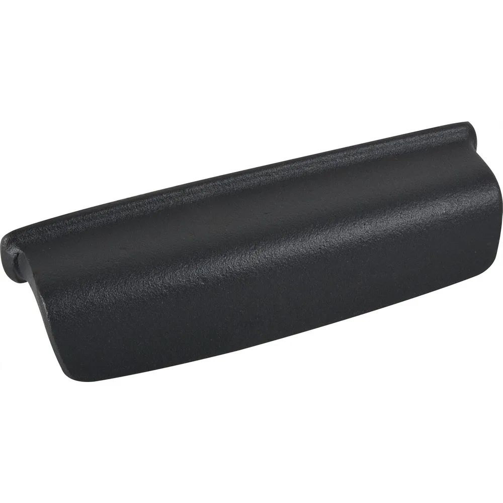 Furnipart Möbelgriff Art LA 96 mm, Breite 117 mm, Gusseisen schwarz