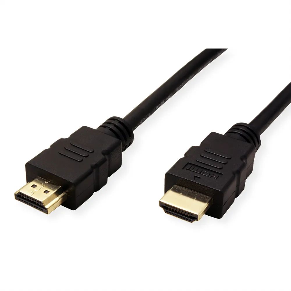 ROLINE HDMI High Speed Kabel mit Ethernet, TPE, schwarz, 5 m