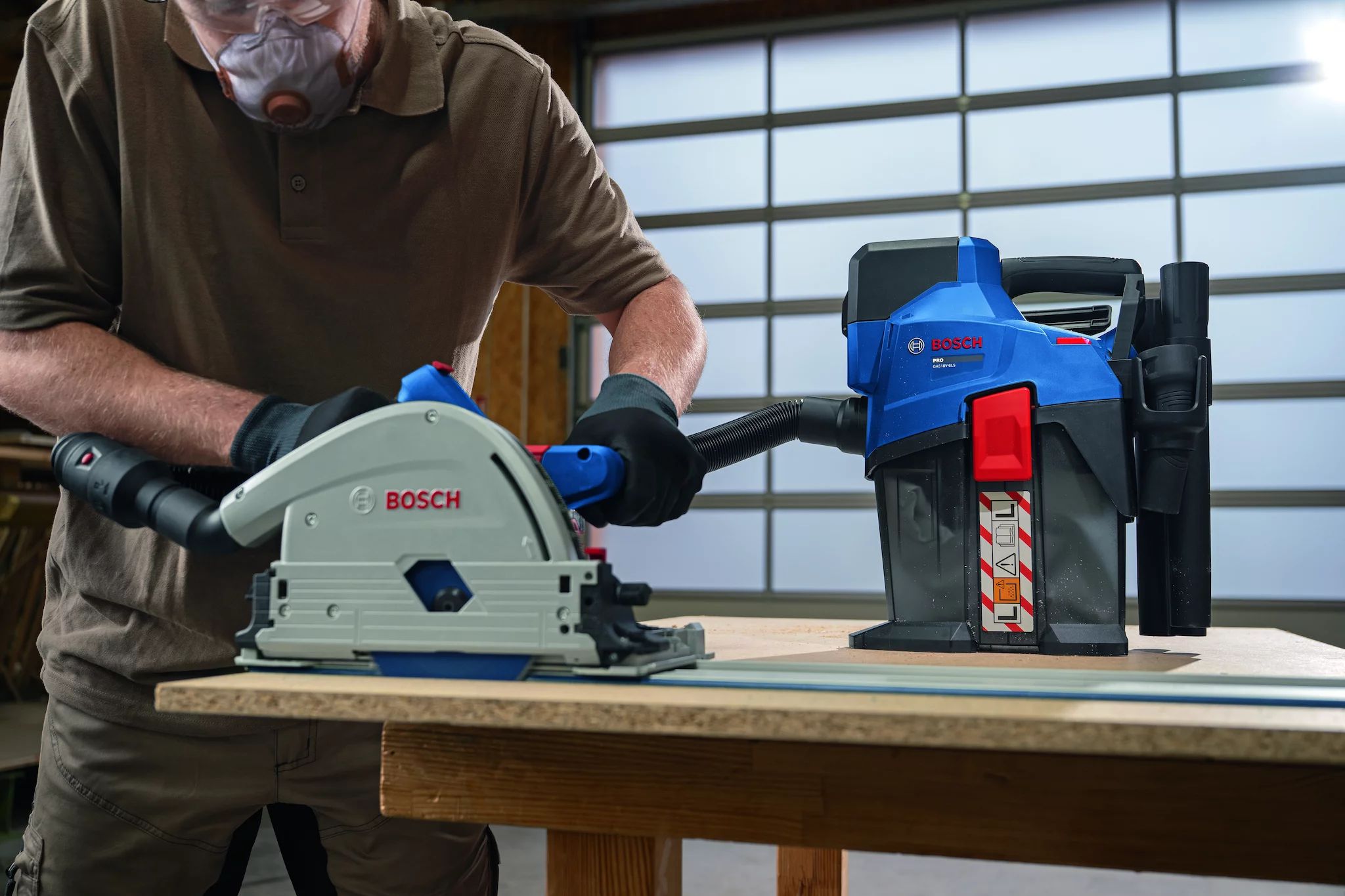 Bosch GAS18V-6LS Akku-Staubsauger inkl. Zubehör