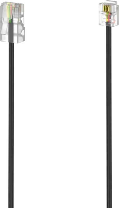 Hama 201141 DSL-Kabel, 8p4c - 6p4c, 3m