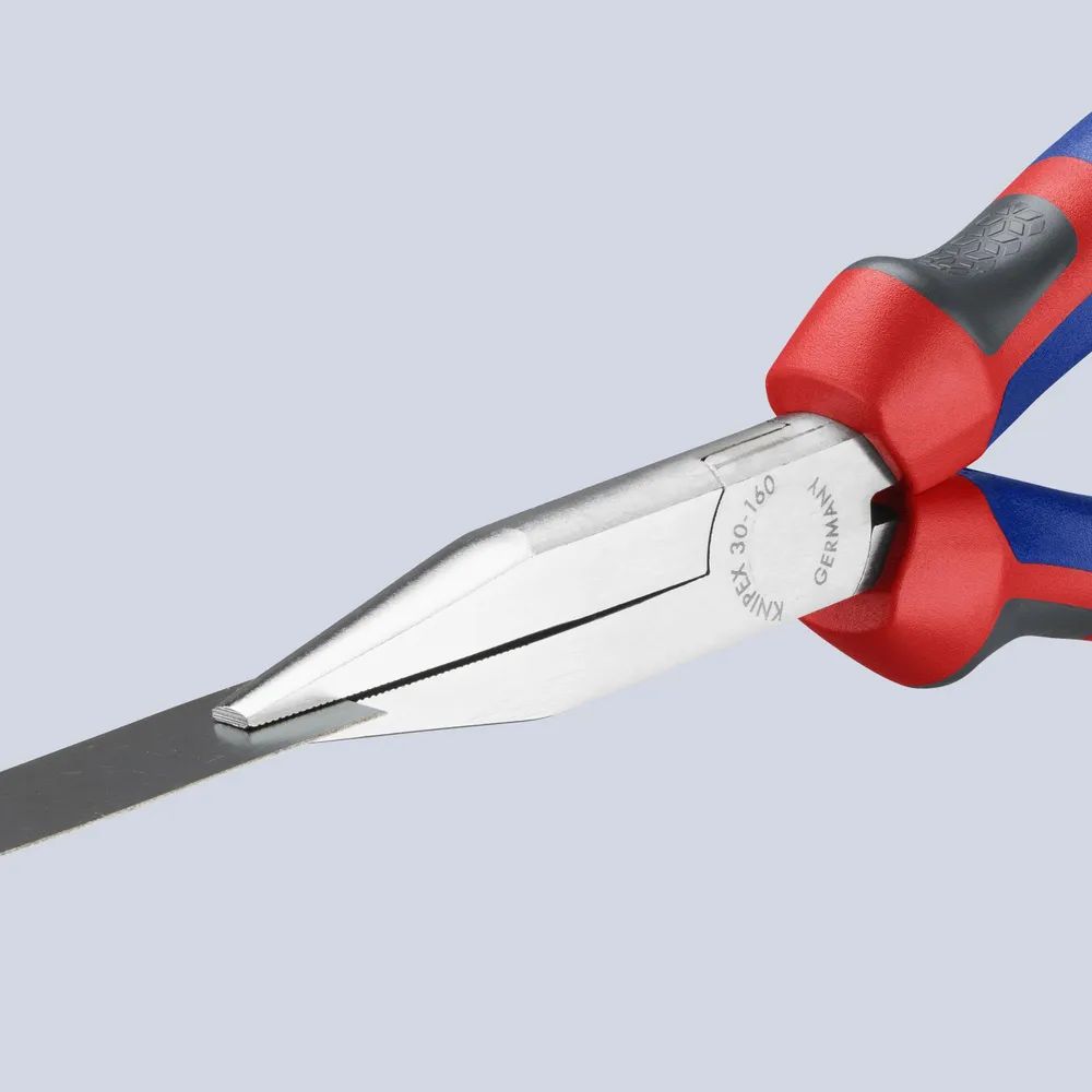 KNIPEX Langbeckzange mit Comfort-Griffen verchromt 160 mm