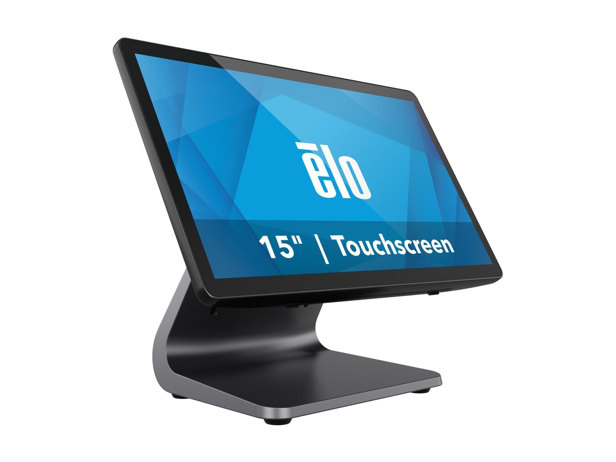 Elo Touch Solutions Elo E-Series 3 - All-in-One (Komplettlösung) - N-series N97 - RAM 8 GB - SSD 128 GB - NVMe - UHD Graphics - 1GbE, Wi-Fi 6, Bluetooth 5.3 - WLAN: 802.11a/b/g/n/ac/ax, Bluetooth 5.3 - kein Betriebssystem - Monitor: LED 39.6 cm (15.6