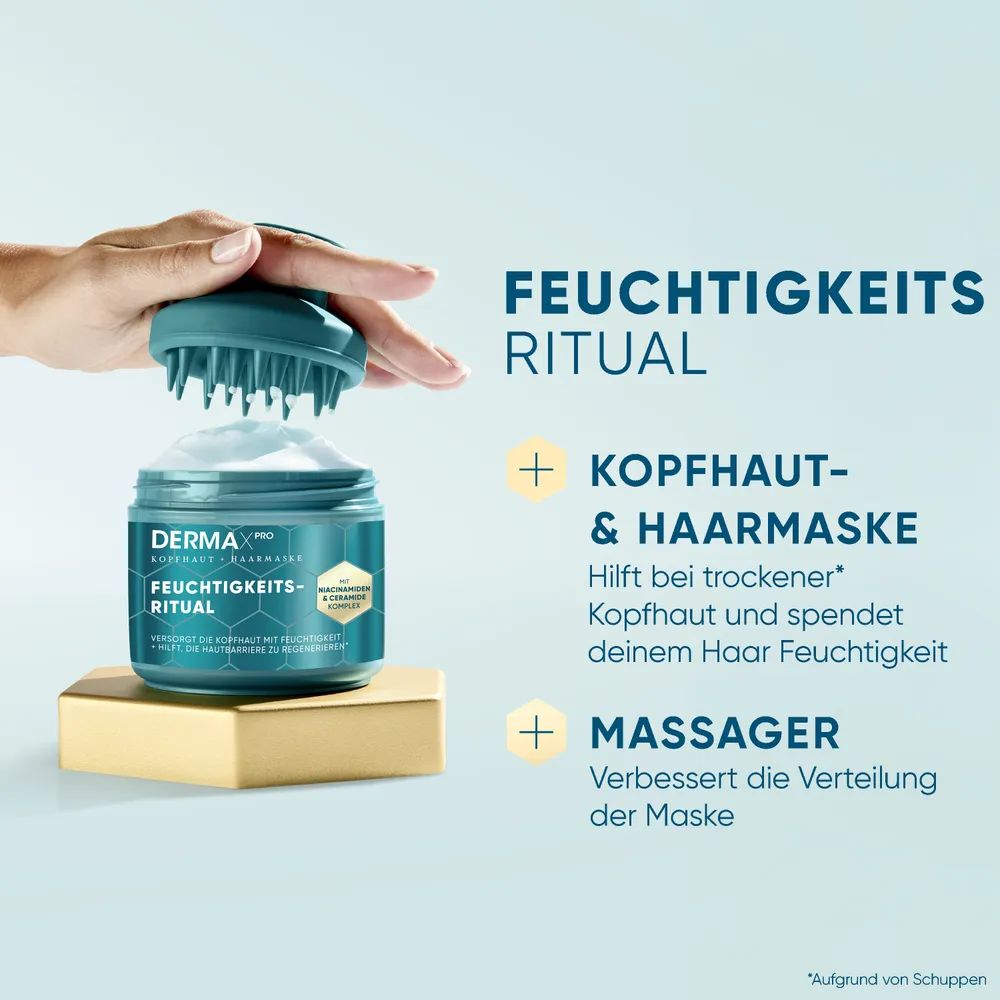 Head & Shoulders Derma X Pro Kopfhautmaske Feuchtigkeitspflege + Kopfhautmassager
