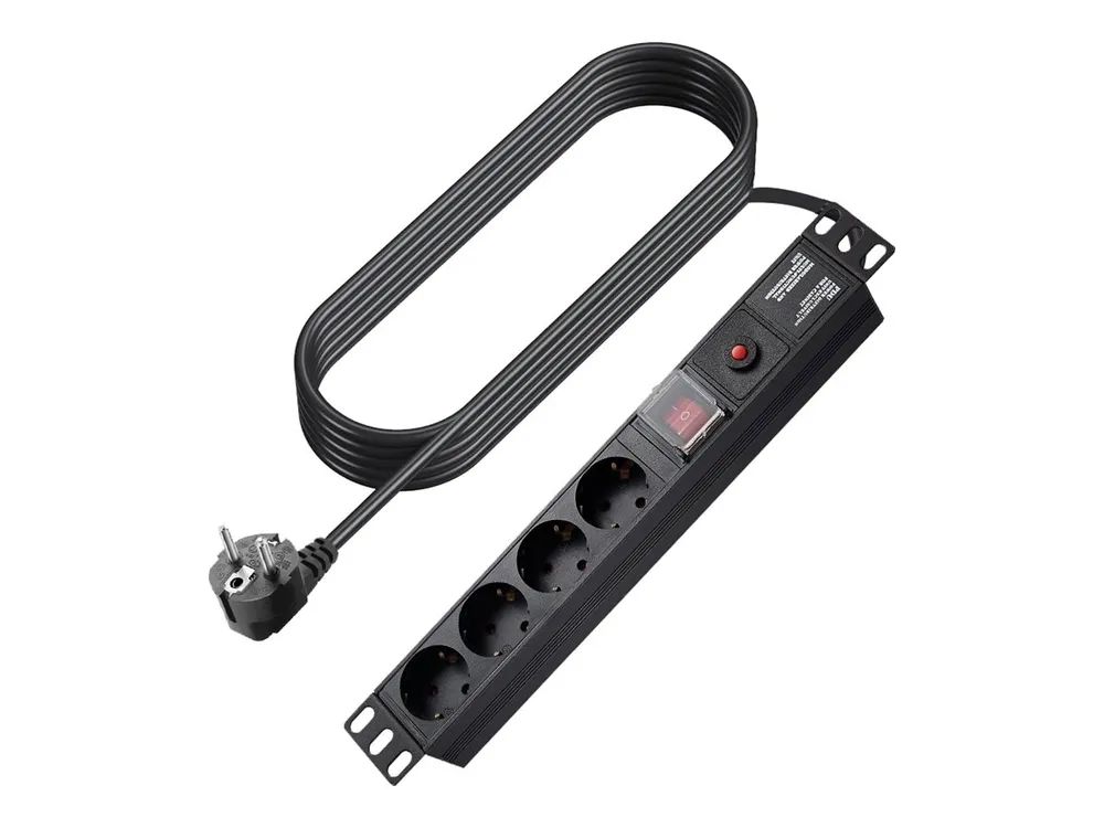 Vision 4-Socket Power Strip EU