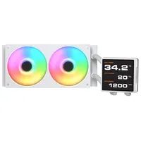 Cougar CPU Wasserkühlung Poseidon Vistek Pro 240 ARGB Weiß - AMD Sockel AM3 (Ph. II/Ath. II) - AMD Sockel AM4 (Ryzen)