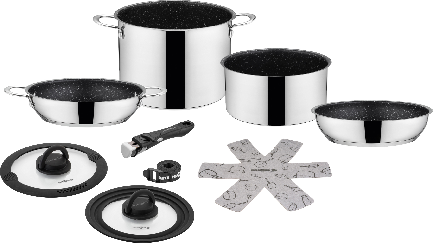 Brunner Topfset ACADEMY HIGH NG 7+1 Ø 22