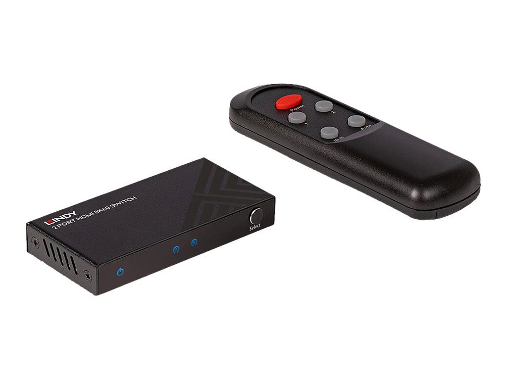 Lindy Video/Audio-Schalter - 8K60 - 2 x HDMI