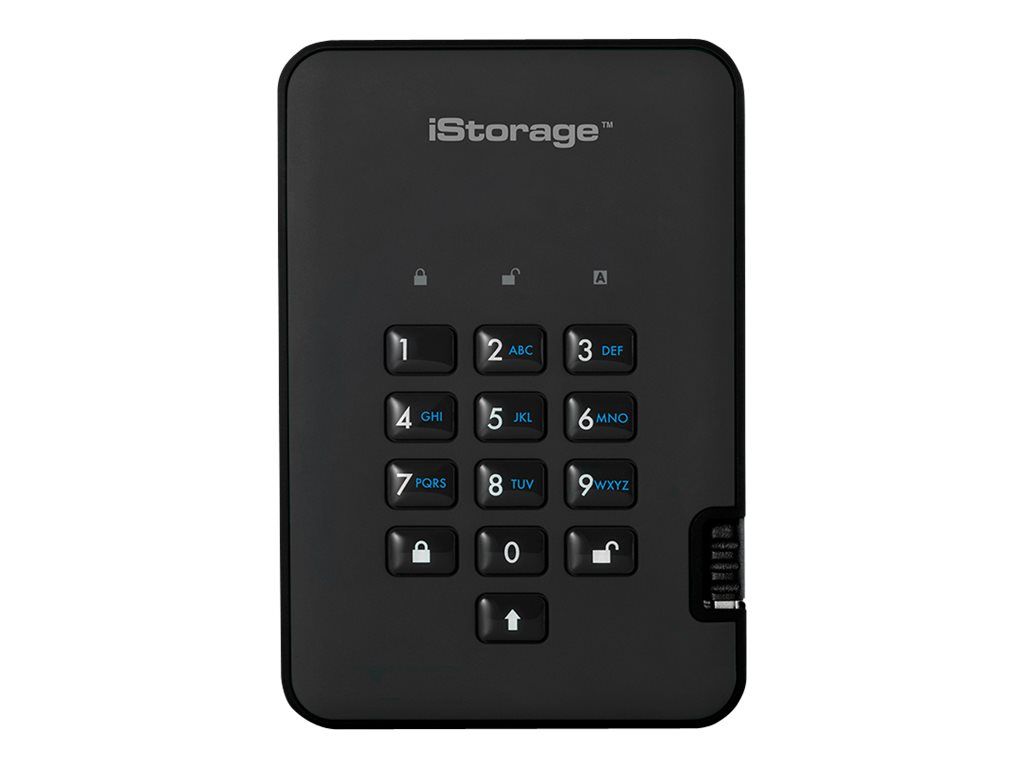 iStorage diskAshur² - Festplatte - verschlüsselt - 1 TB - extern (tragbar)