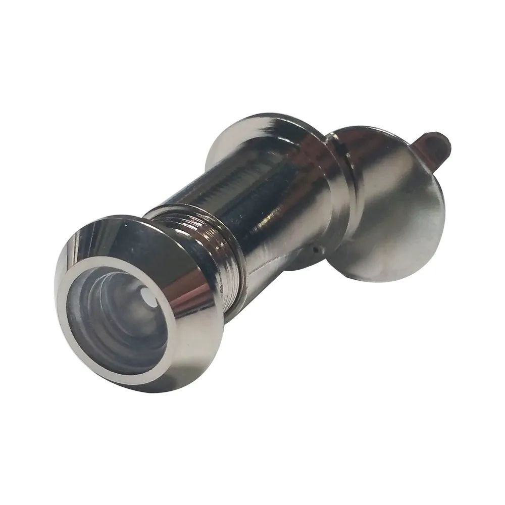 Mirillas Opticas,s.l.  Türgucker ø 14 mm, Weitwinkel 170°, TS 25-45 mm, Messing vernickelt