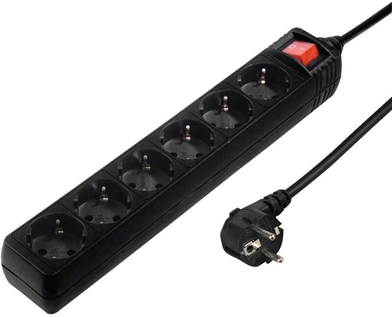 Hama Steckdosenleiste 137265 6F-STECKDO.M.S.3M SCH