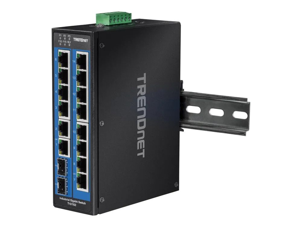 TRENDnet TI-G162 - Switch - unmanaged - 14 x 10/100/1000 + 2 x Gigabit SFP