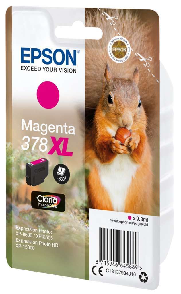 Epson 378 Tinte Eichhörnchen Single, XL, magenta
