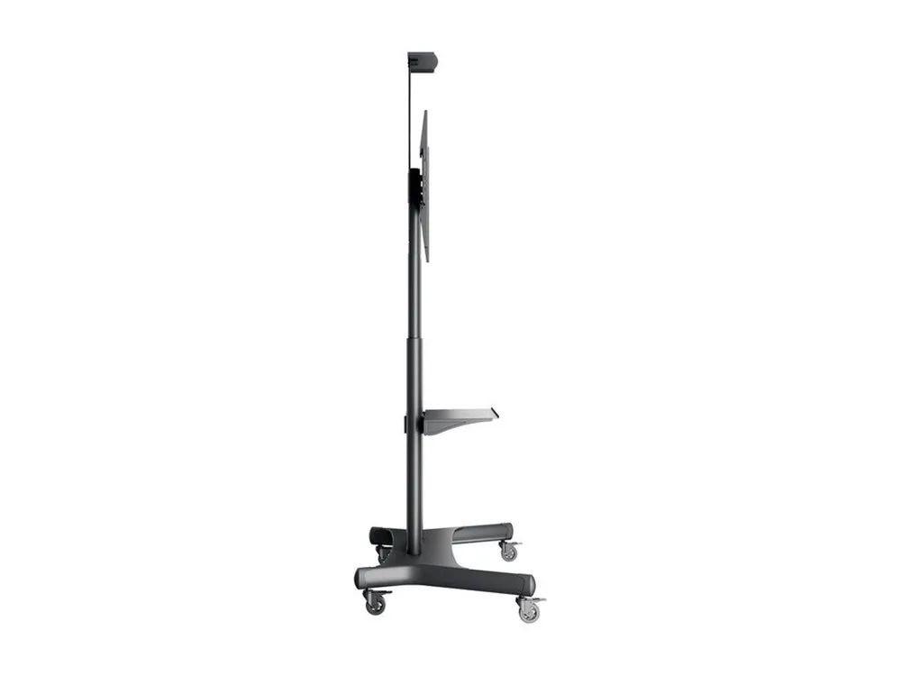Hagor Multibrackets M Public Floorstand Basic 180 - Aufstellung - für Flachbildschirm / Videokonferenzsystem - Schwarz - Bildschirmgröße: 139.7-203.2 cm (55"-80")