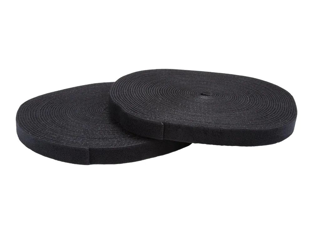 StarTech.com Klettverschluss 30m Rolle - Schwarz