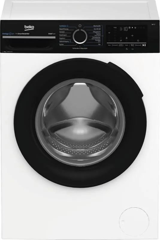 Beko BM3WFU49413W Waschmaschine, 1-9 kg, Weiß