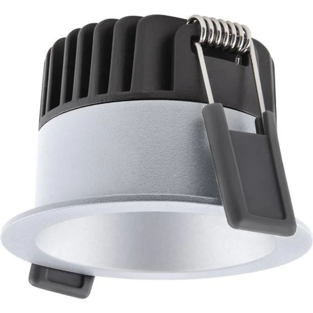 Ledvance STRAHLER P 8W 930 PS DIM IP44 / LEDVAN SPOT DARKLIGHT SILB 4058075799882