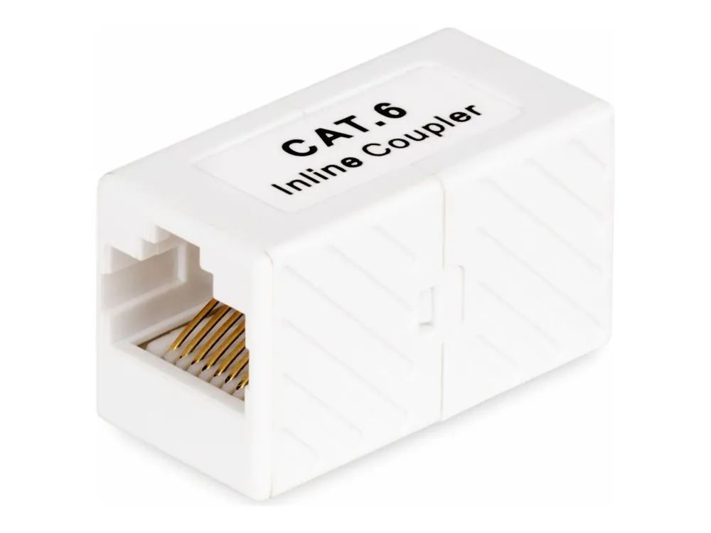 StarTech.com RJ45 Coupler 5-Pack, Inline Cat6 Coupler, Female to Female (F/F)