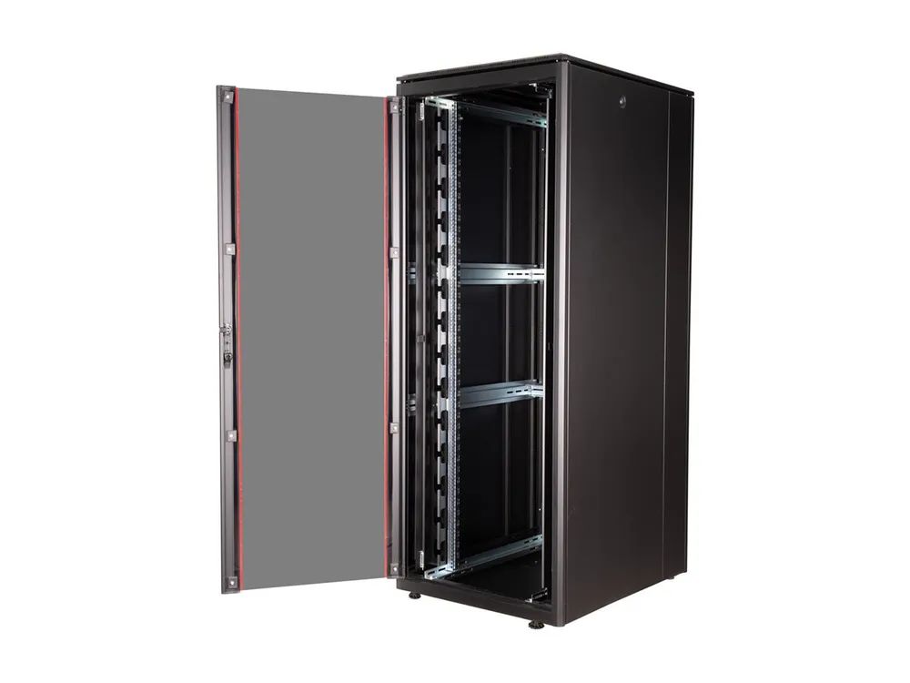 ROLINE Pro - Schrank Netzwerkschrank - mit Glastür, 800 x 1000 mm (B x T)