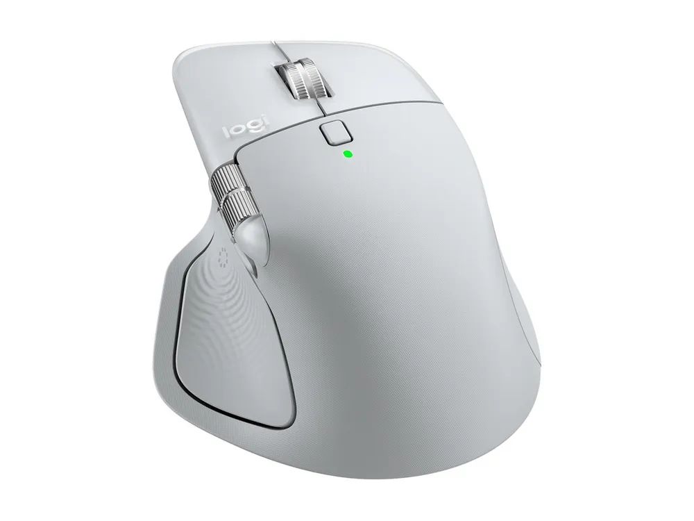 Logitech MX Master 4 for Mac - Maus - 8 Tasten - kabellos - Bluetooth, 2.4 GHz - kabelloser Empfänger (USB)