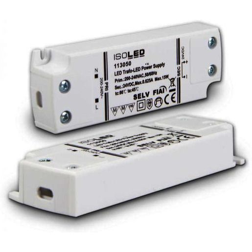 Lineartec LED TRAFO 24V 15W 103X35X16MM / LINEAR ULTRAFLACH IP20 0/1 113050