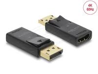 Delock Aktiver DisplayPort 1.2 zu HDMI Adapter 4K mit HDR Funktion - Adapter