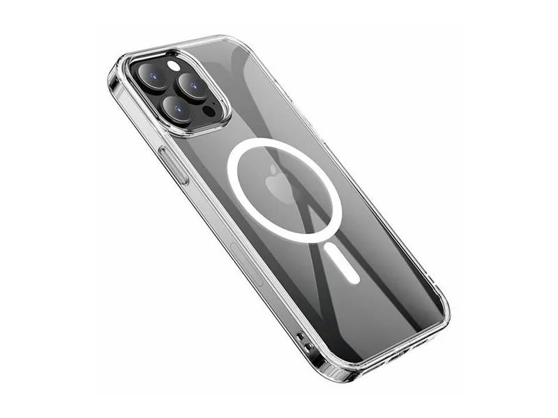 eSTUFF Hintere Abdeckung für Mobiltelefon - kompatibel mit MagSafe - Thermoplastisches Polyurethan (TPU)