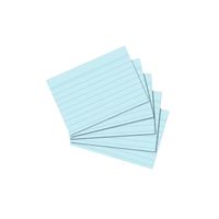 Herlitz Karteikarte A8 liniert bl hf eingeschweißt mit Aufre