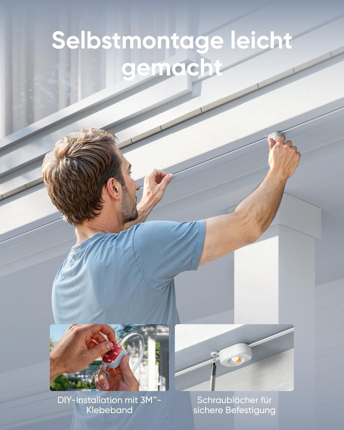 eufy Outdoor-Lichterkette E22, 15m, 60 Triple-LEDs