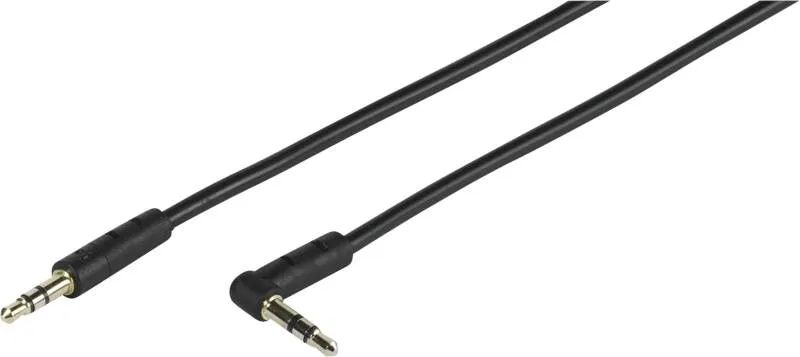 Vivanco Audiokabel, Klinke 3.5mm St. -Klinke 3.5mm Winkelst. 0,5m