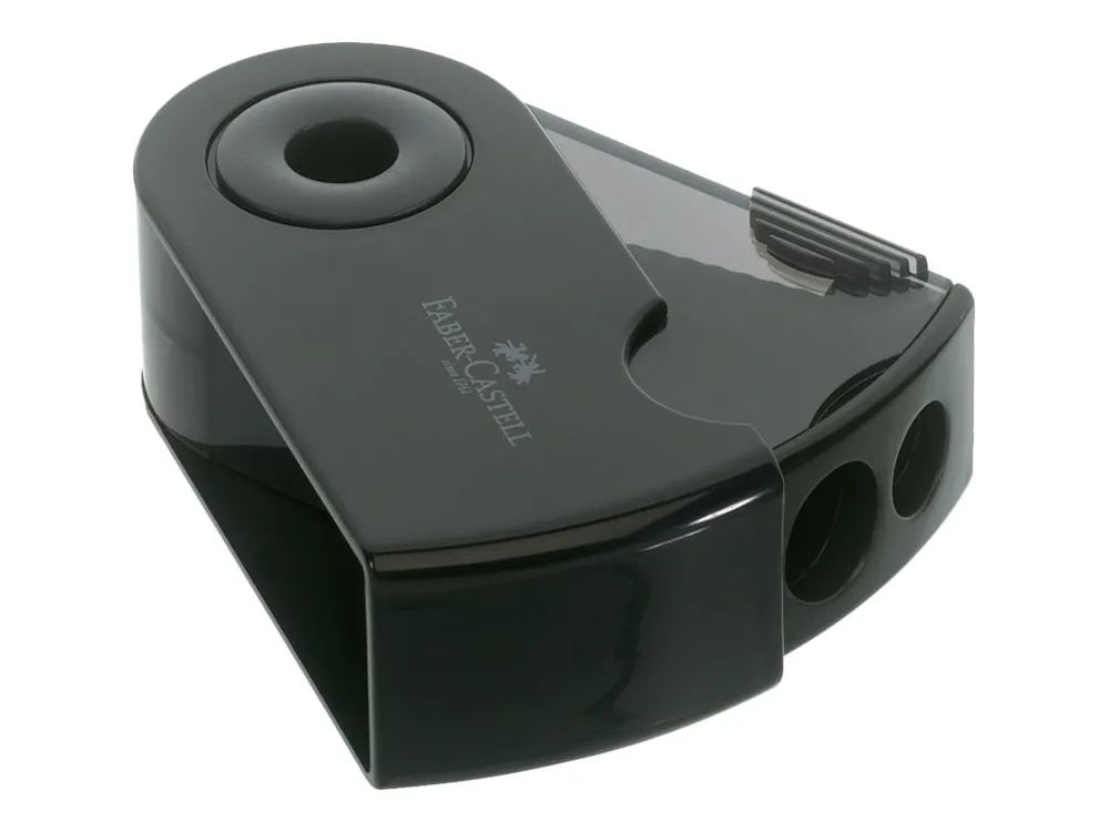 FABER-CASTELL SLEEVE - Spitzer - 2 Löcher - Schwarz