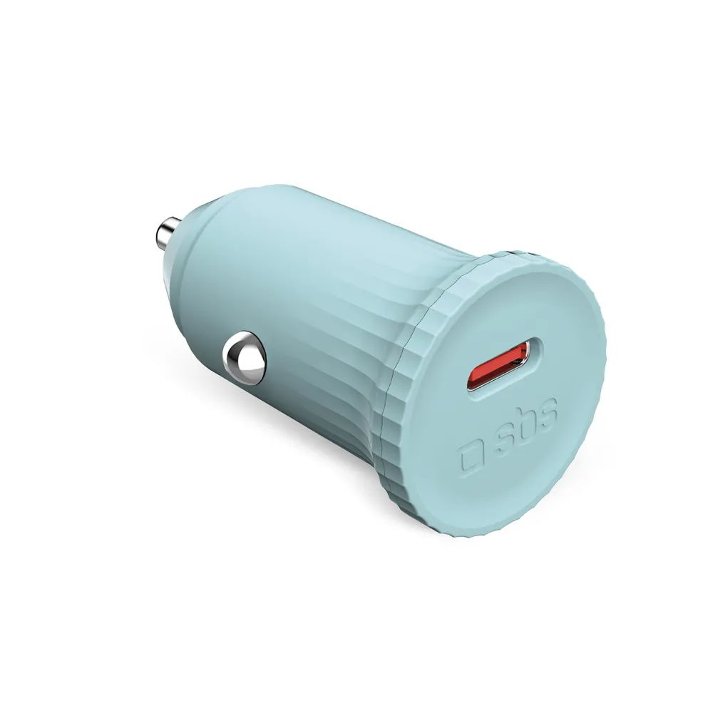 SBS KFZ Lader, 1x USB-C PD, 25W - GRS Material, blau