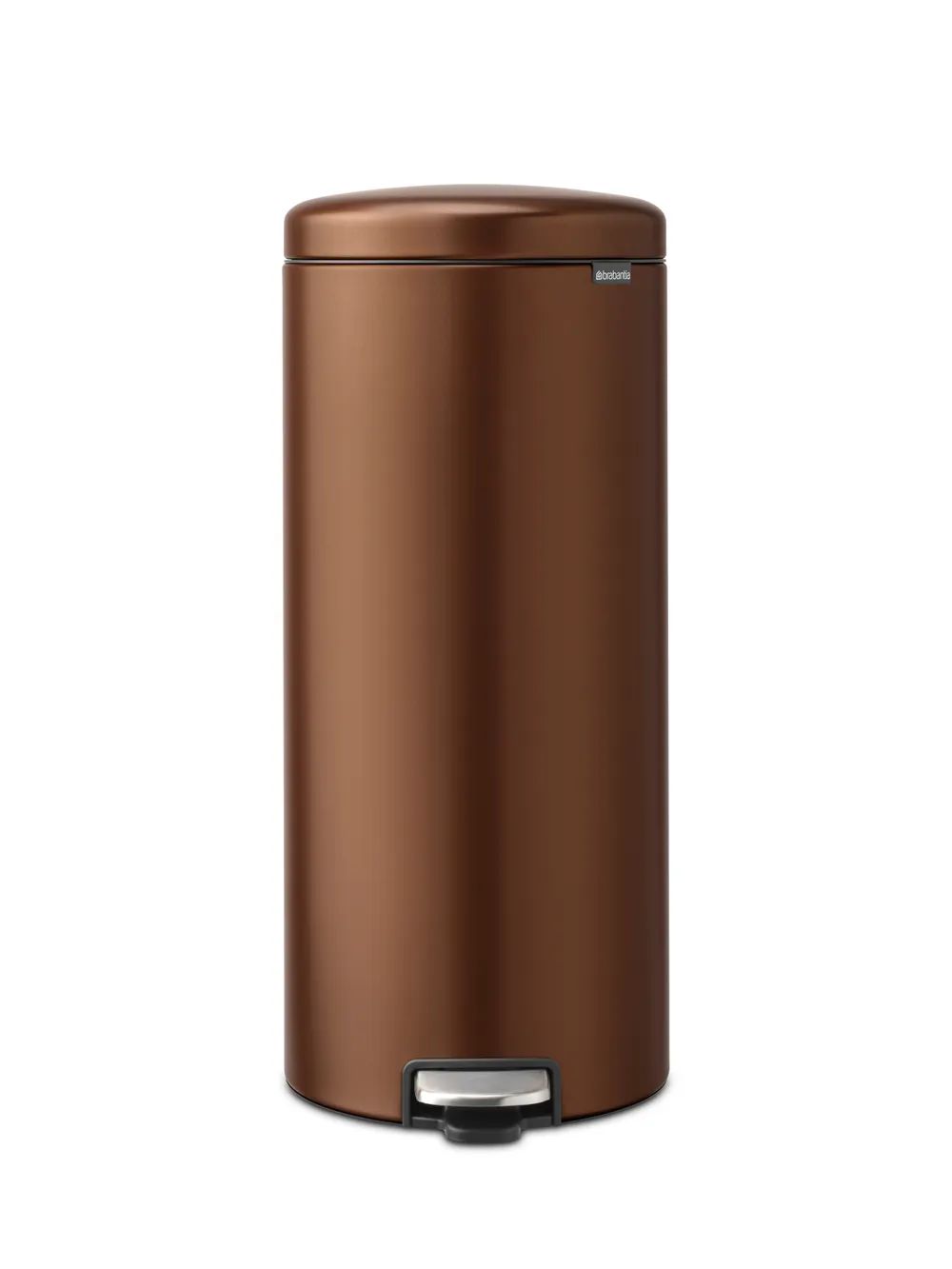 Brabantia NewIcon Treteimer, 30 L - Warm Bronze