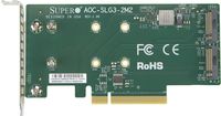 Supermicro AOC-SLG3-2M2 - Schnittstellenadapter