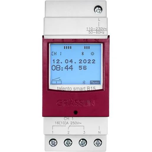 Grässlin VERTEILERSCHALTUHR BLUET. 4.0 / GRÄSSL TALENTO SMART B15 430200011