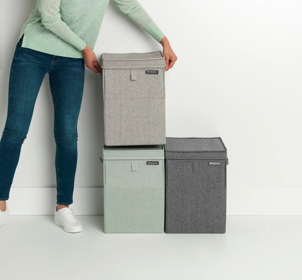Brabantia Stapelbare Wäschebox, 35L - Grey