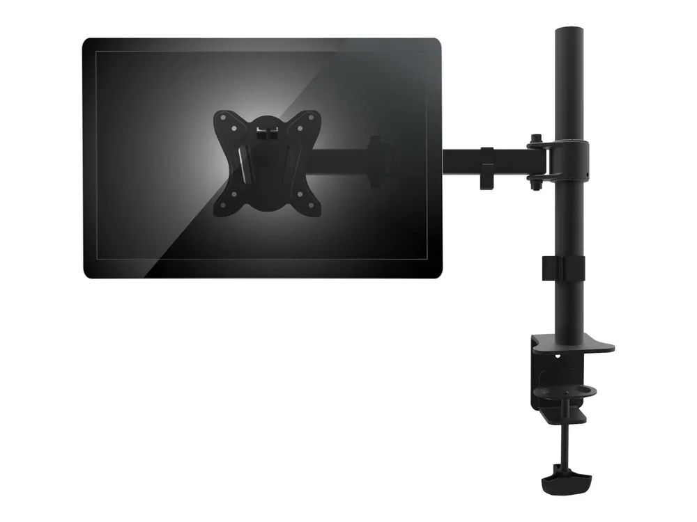 Equip Monitor Desk Mount Bracket - Befestigungskit - für Monitor - Kunststoff, Aluminium, Stahl - pulverbeschichtet schwarz - Bildschirmgröße: 33-68.6 cm (13"-27")