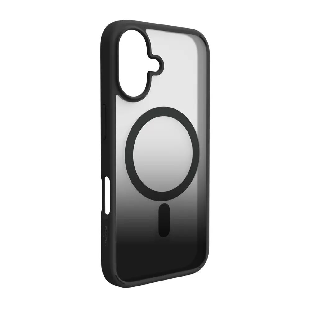 PURO GRADIENT MagSafe kompatibles Cover für iPhone 17, schwarz
