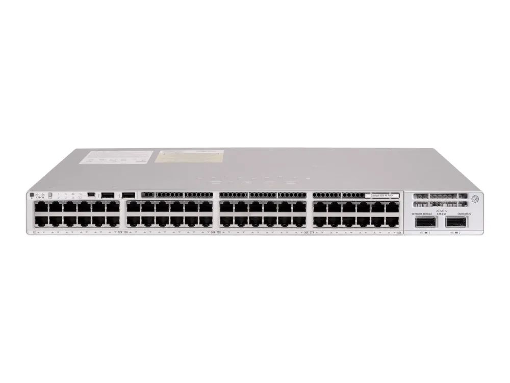 Cisco Catalyst 9200L - Network Essentials - Switch - L3 - managed - 12 x 100/1000/2.5G/5G/10GBase-T + 36 x 10/100/1000 (PoE+)