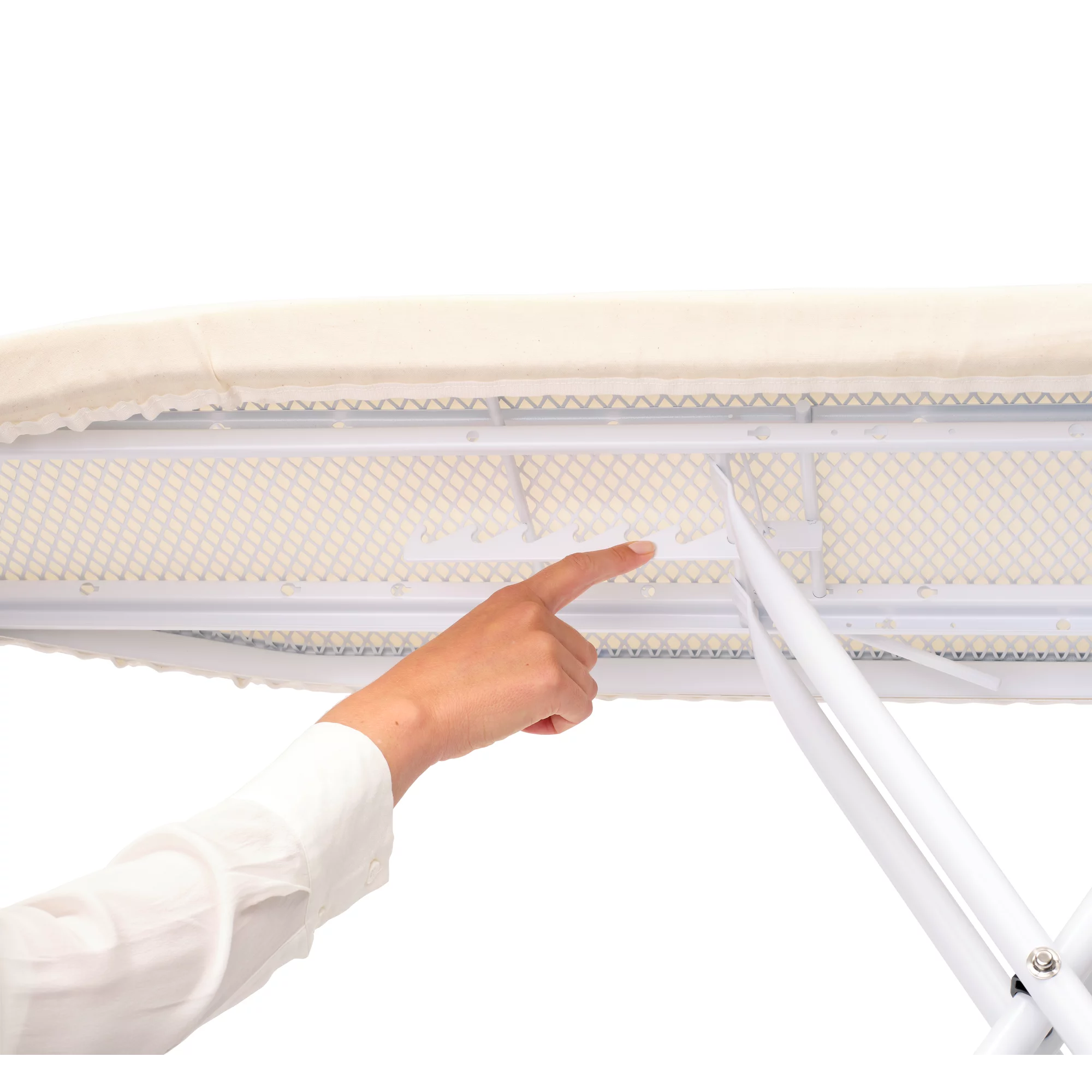 Brabantia Bügeltisch B, 124x38cm, Dst-Ablage Solid - Fresh Breeze