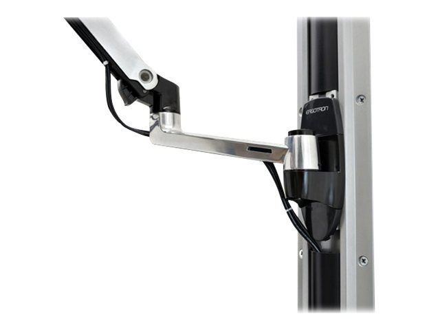 Ergotron LX - Befestigungskit (Wandmontage, Monitorarm) - für LCD-Display - Aluminium - Polished Aluminum - Bildschirmgröße: bis zu 86,4 cm (bis zu 34 Zoll)