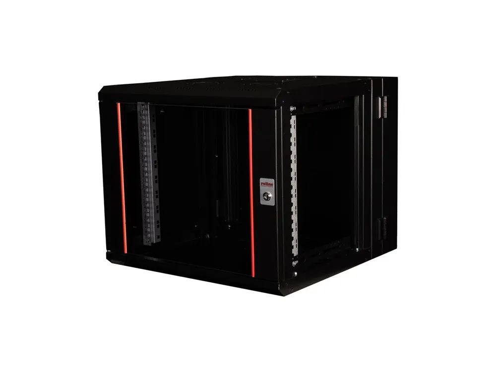ROLINE Pro - Schrank Netzwerkschrank - zwei-teilig schwenkbar, 600 x 600 mm (B x T)