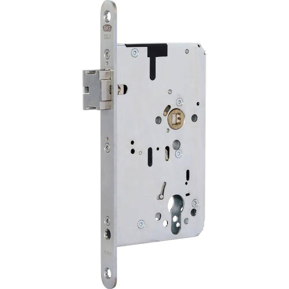 BKS Fluchttürschloss B-21160-02-L-8 1-flg. Funktion E, Rundstulp 20,PZ 65 links