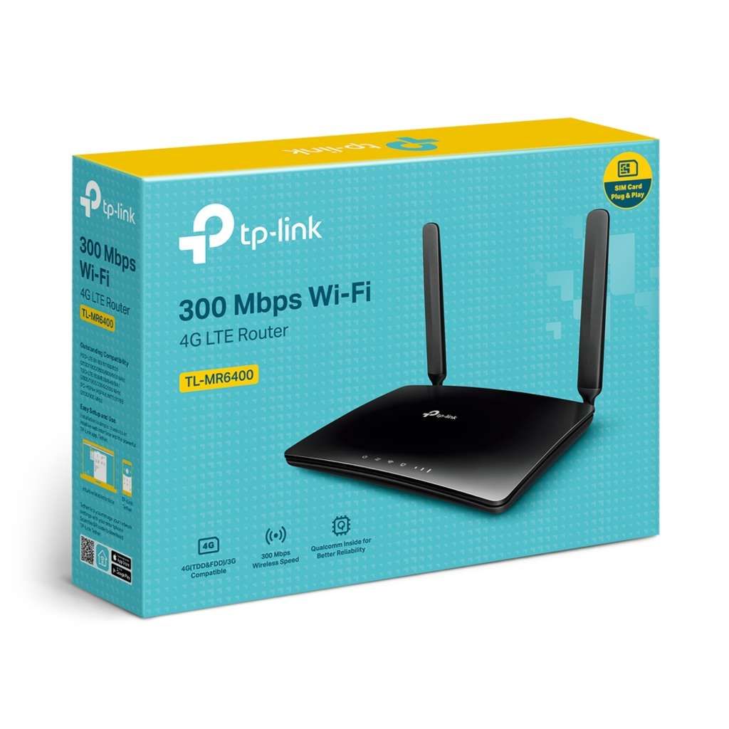 TP-LINK TL-MR6400 - Wireless Router - WWAN 4-Port-Switch