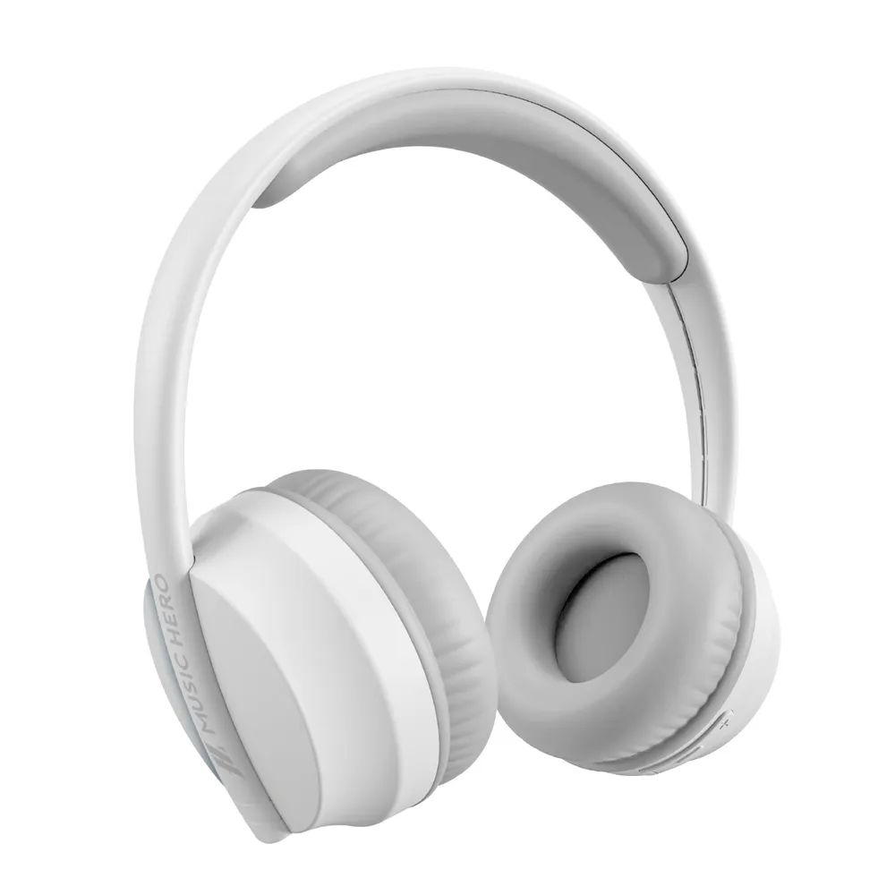 MUSIC HERO FLOXY 2.0 Bluetooth Stereo On-Ear Headset, 20 Std. Akkulaufzeit weiss