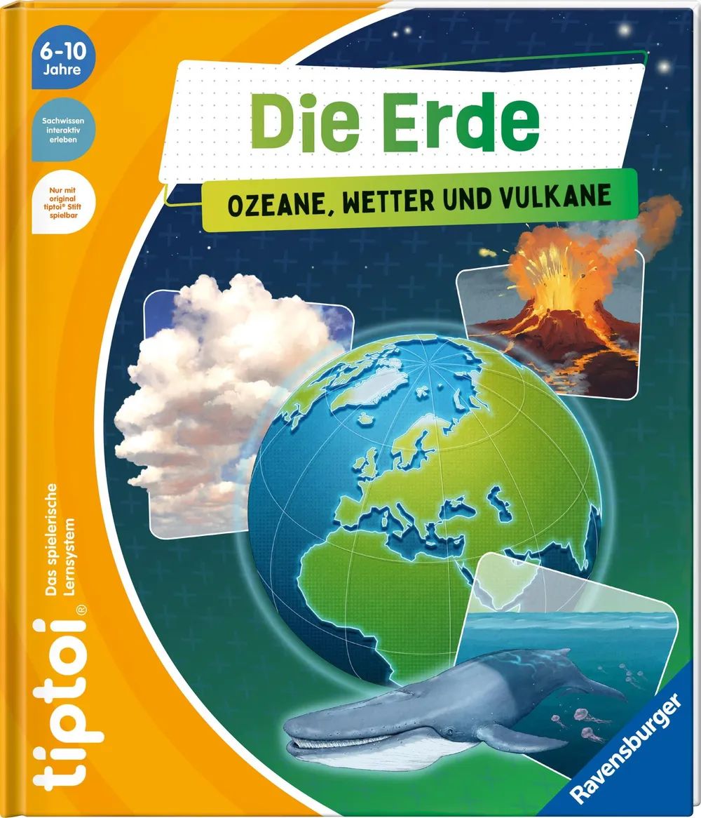 Ravensburger Verlag GmbH tiptoi® Die Erde Ozeane, Wetter & Vulkan