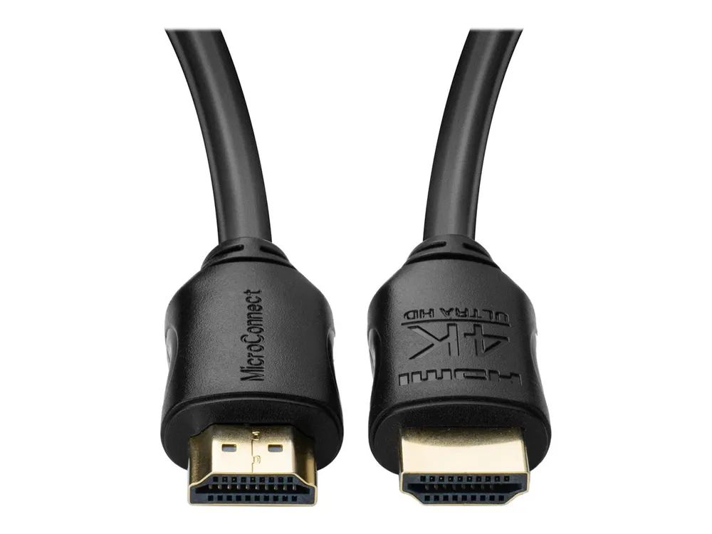 MicroConnect Highspeed - HDMI-Kabel mit Ethernet - HDMI männlich zu HDMI männlich - 1.5 m - Dreifachisolierung - Schwarz - Innen, Dolby DTS-HD Master Audio-Unterstützung, Dolby TrueHD-Unterstützung, unterstützt 4K 60 Hz (4096 x 2160)